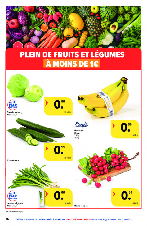 Carrefour Dépliant 13.08.2025