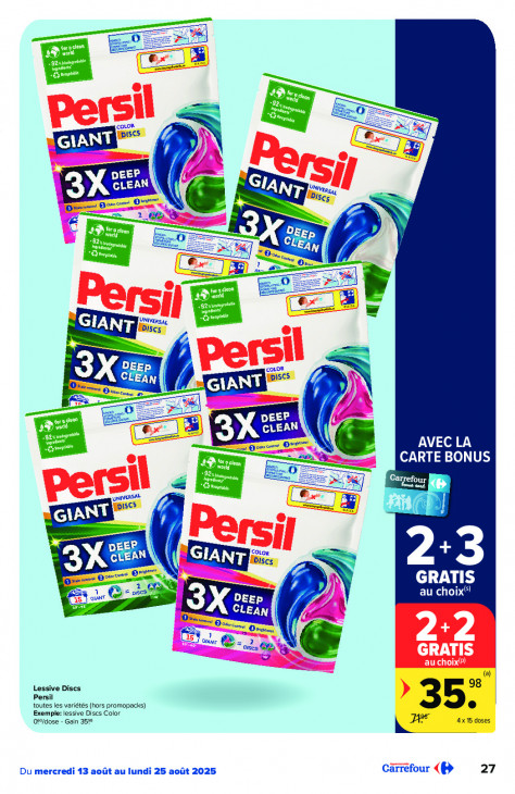 Carrefour Dépliant 13.08.2025