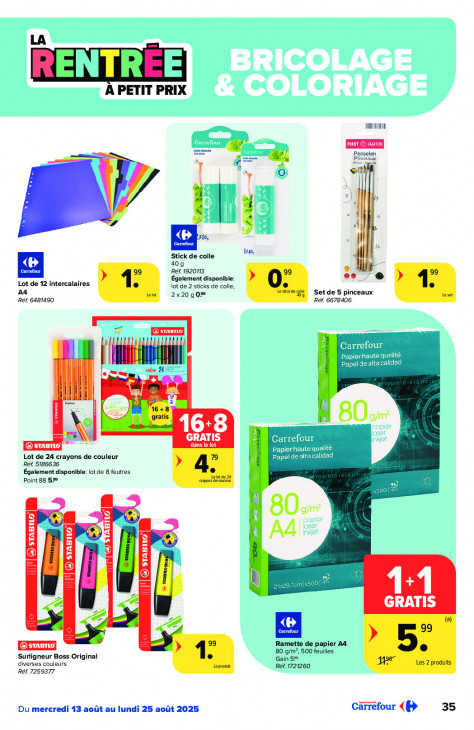 Carrefour Dépliant 13.08.2025