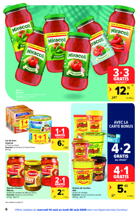Carrefour Dépliant 13.08.2025