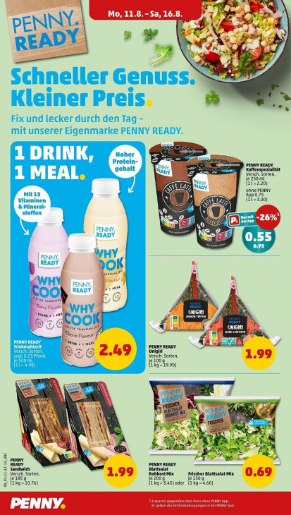Penny Angebote ab 11.08.25 bis 16.08.25
