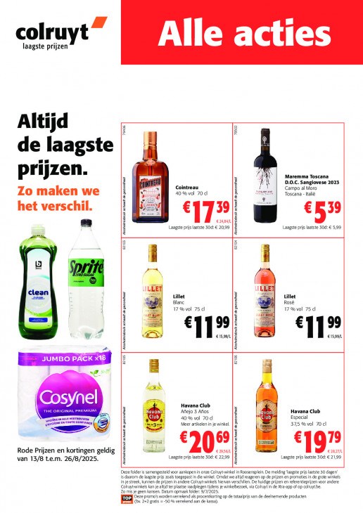 Colruyt 13.08.25 - 26.08.25