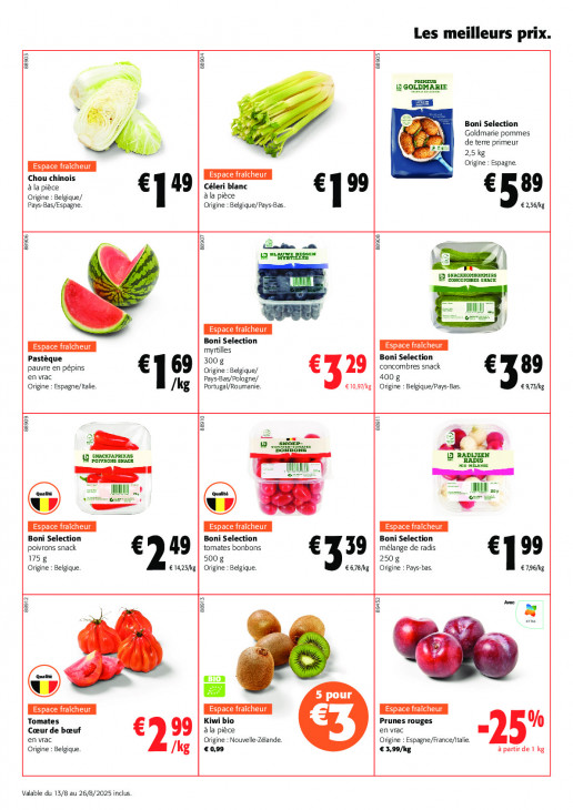 Colruyt Dépliant 13.08.2025