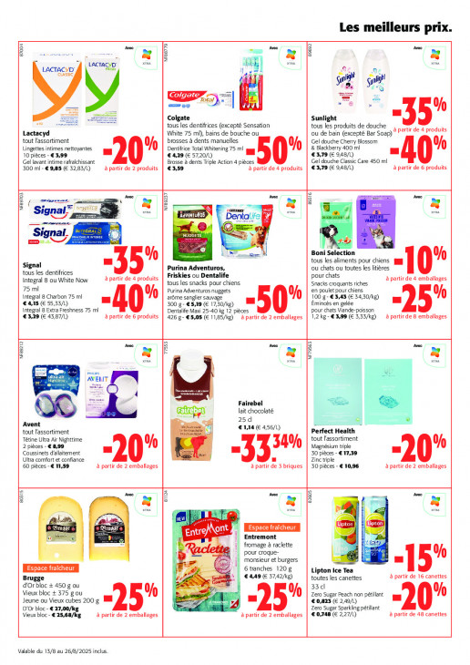 Colruyt Dépliant 13.08.2025