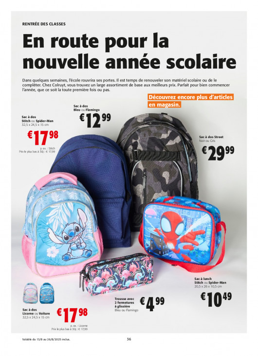 Colruyt Dépliant 13.08.2025
