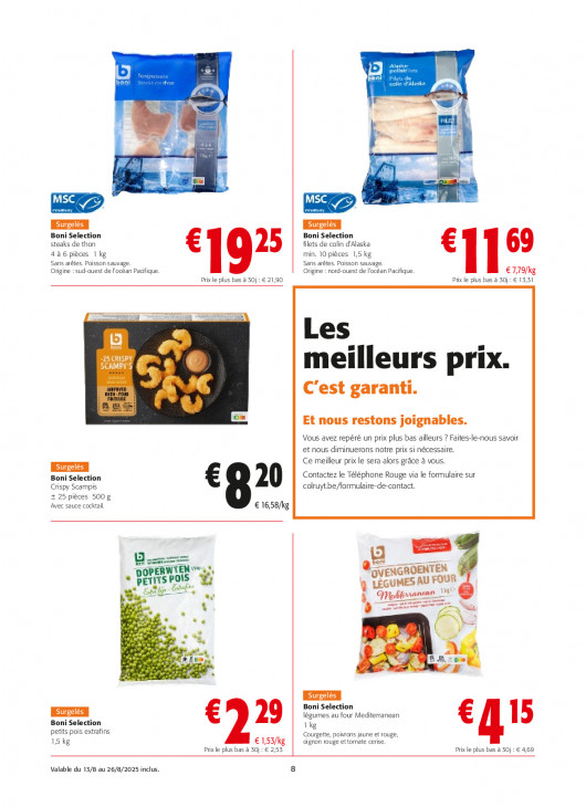 Colruyt Dépliant 13.08.2025