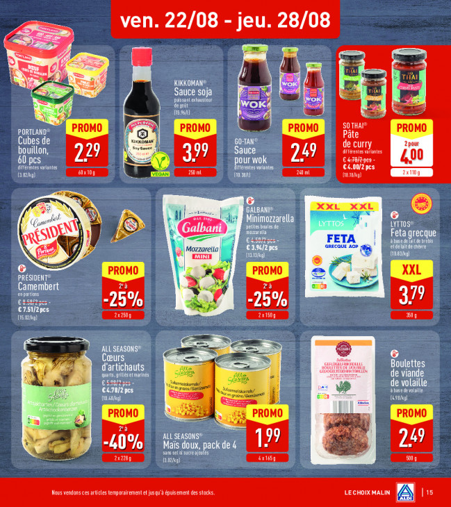 Aldi Dépliant 18.08.2025