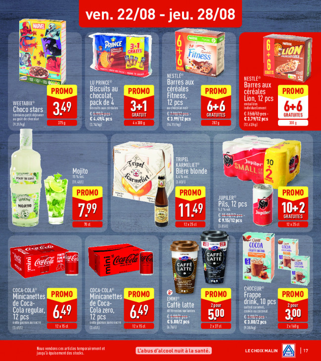 Aldi Dépliant 18.08.2025