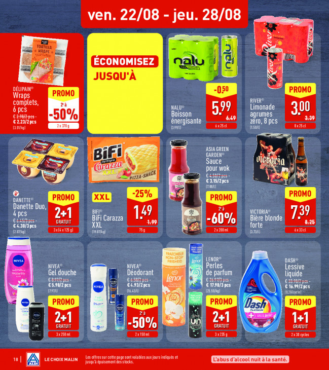 Aldi Dépliant 18.08.2025