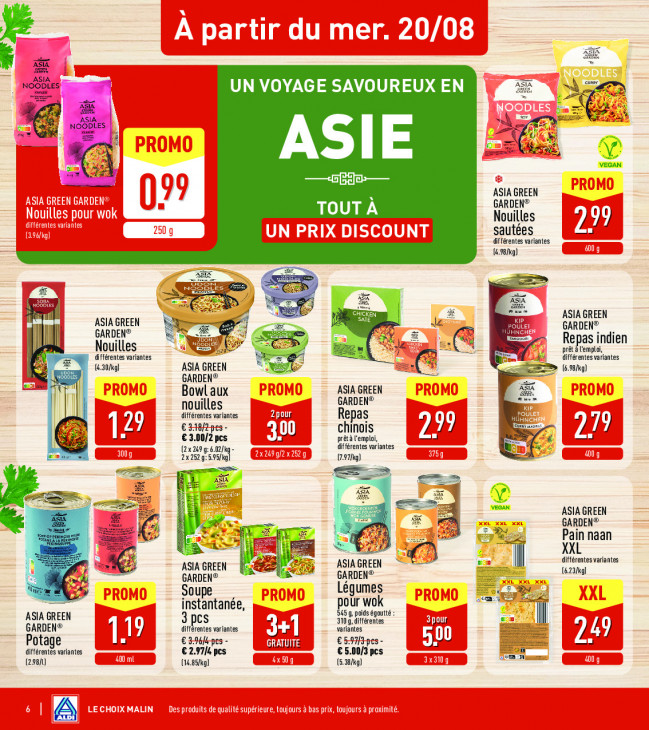 Aldi Dépliant 18.08.2025
