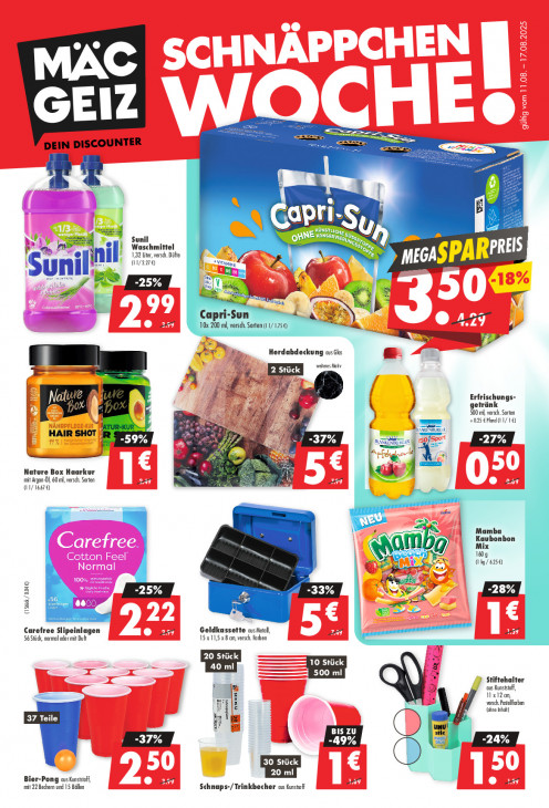 Mäc Geiz Angebote ab 11.08.25 bis 18.08.25