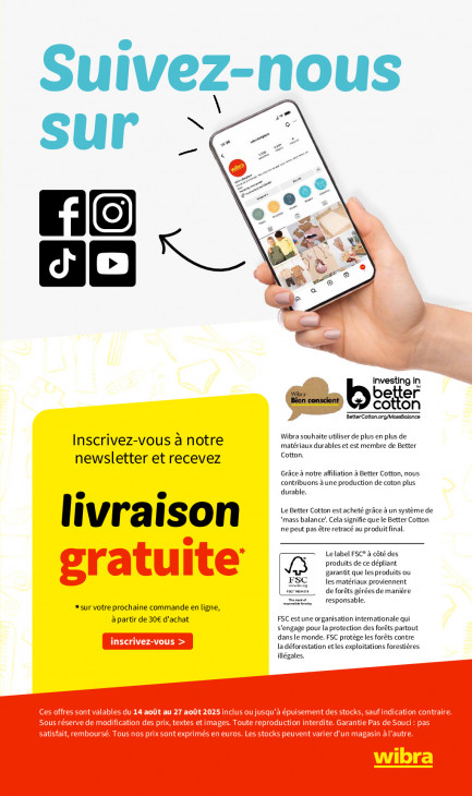 Wibra Dépliant 14.08.2025