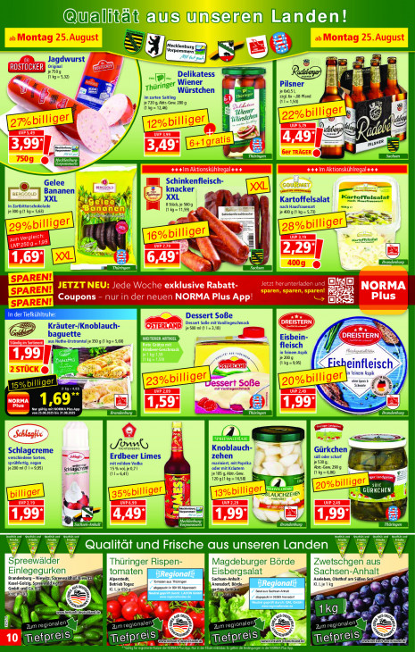 Norma Angebote ab 25.08.25 bis 30.08.25