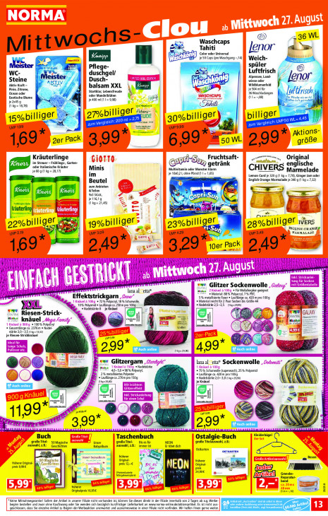 Norma Angebote ab 25.08.25 bis 30.08.25
