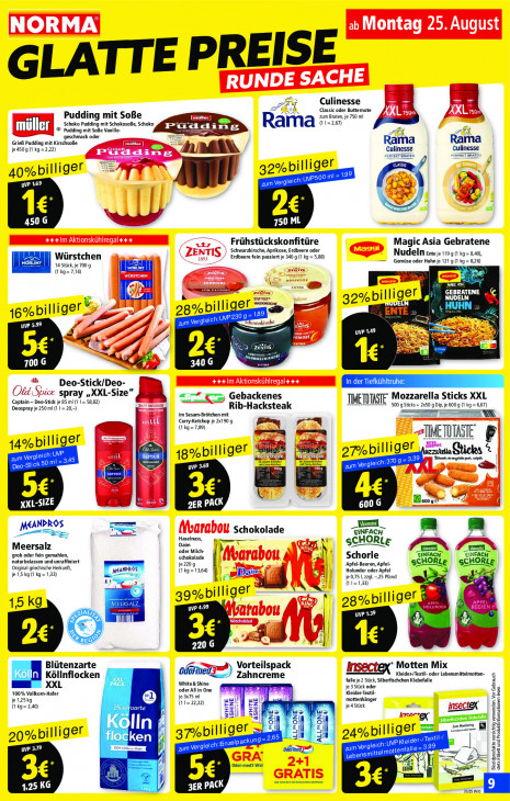 Norma Angebote ab 25.08.25 bis 30.08.25