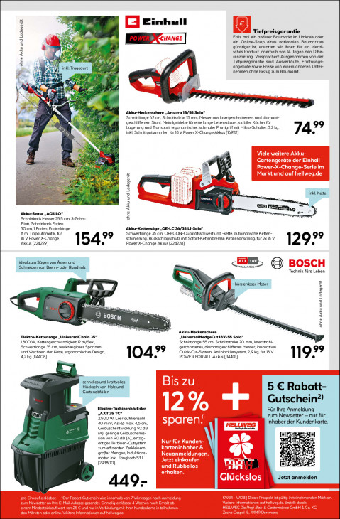 Hellweg Baumarkt Angebote ab 18.08.25 bis 23.08.25
