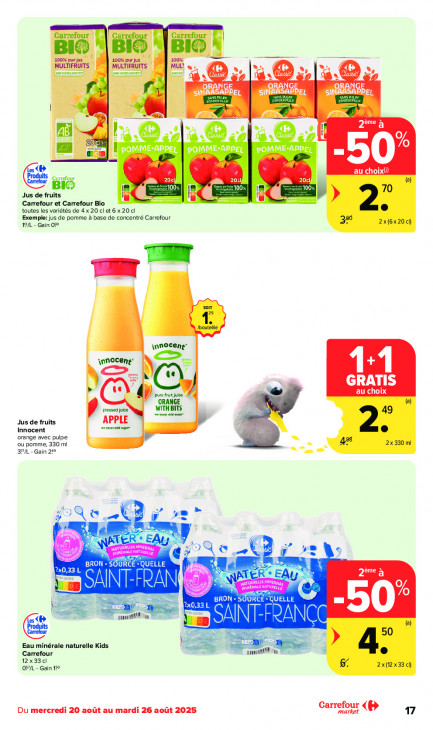 Carrefour Dépliant 20.08.2025
