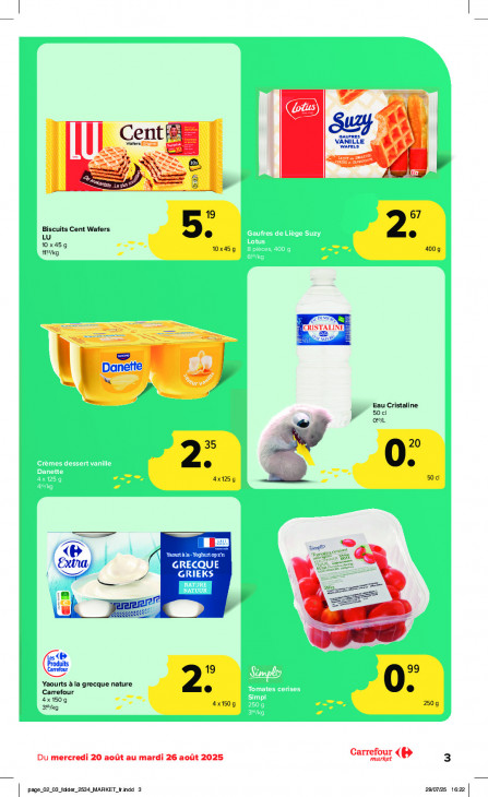 Carrefour Dépliant 20.08.2025