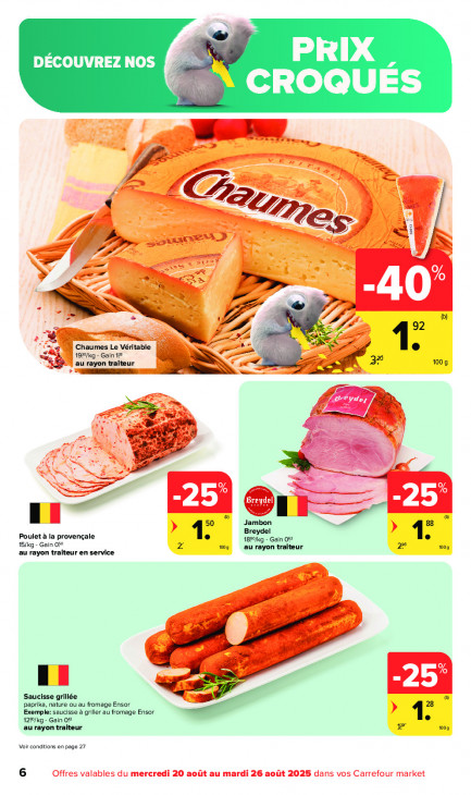 Carrefour Dépliant 20.08.2025