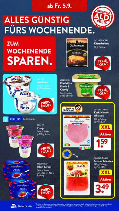 Aldi Süd Angebote ab 01.09.25 bis 06.09.25