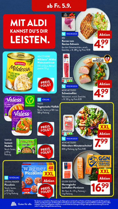 Aldi Süd Angebote ab 01.09.25 bis 06.09.25