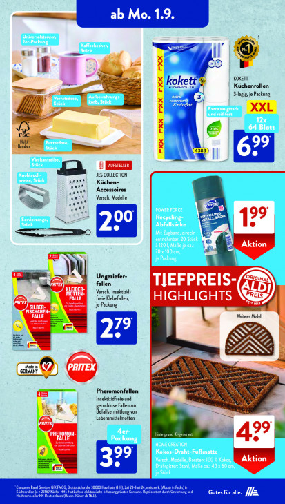 Aldi Süd Angebote ab 01.09.25 bis 06.09.25