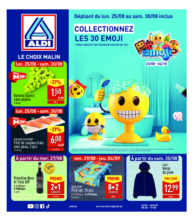 Aldi Dépliant 25.08.2025