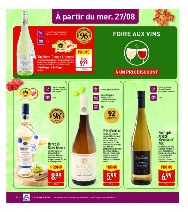 Aldi Dépliant 25.08.2025