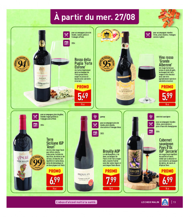 Aldi Dépliant 25.08.2025