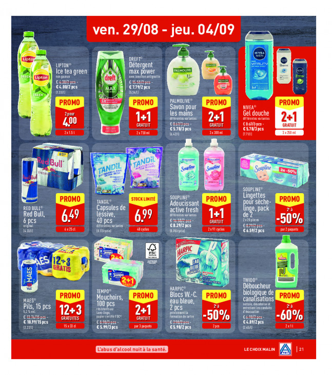 Aldi Dépliant 25.08.2025