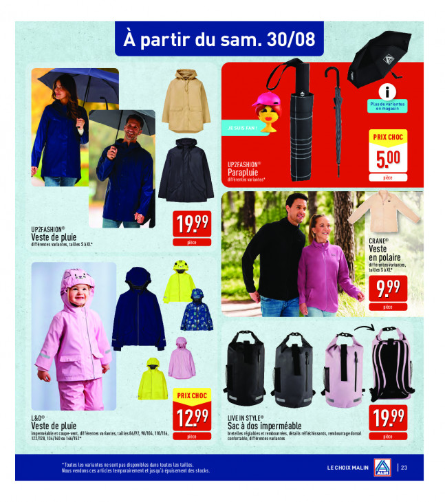 Aldi Dépliant 25.08.2025