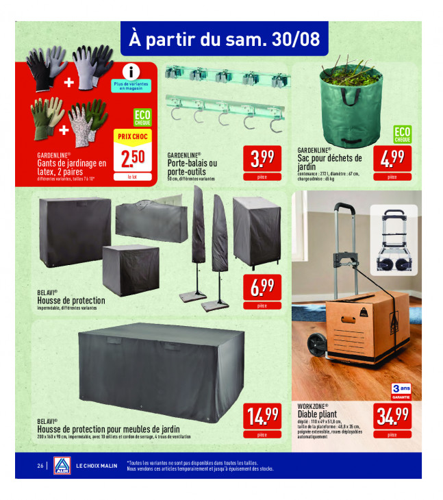 Aldi Dépliant 25.08.2025
