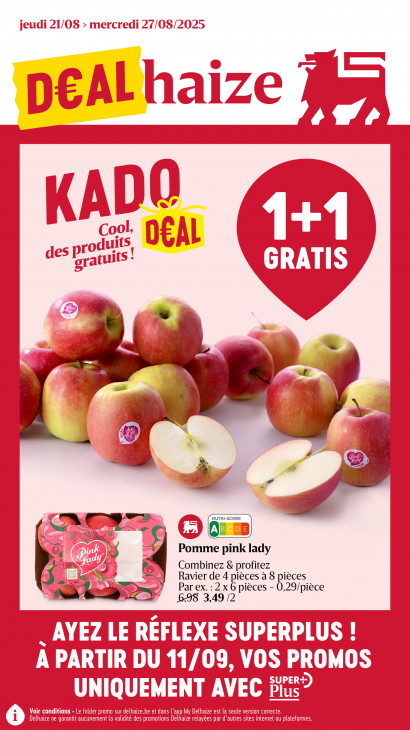 Delhaize Dépliant 21.08.2025