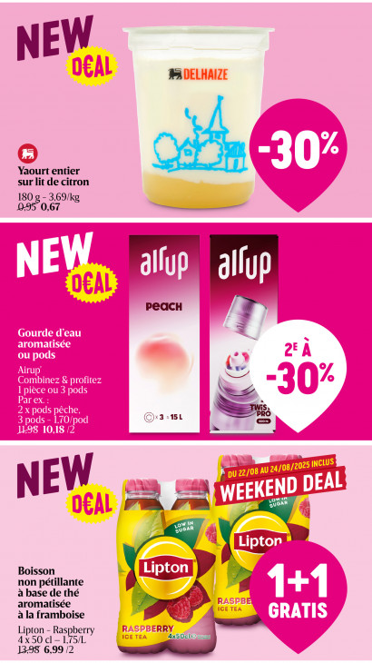 Delhaize Dépliant 21.08.2025