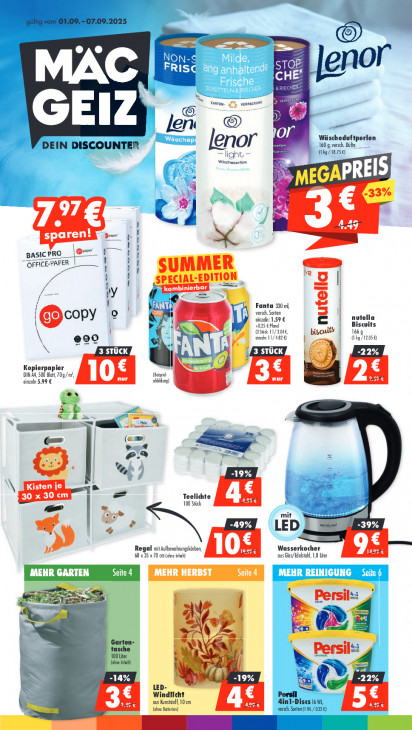 Mäc Geiz Angebote ab 01.09.25 bis 07.09.25