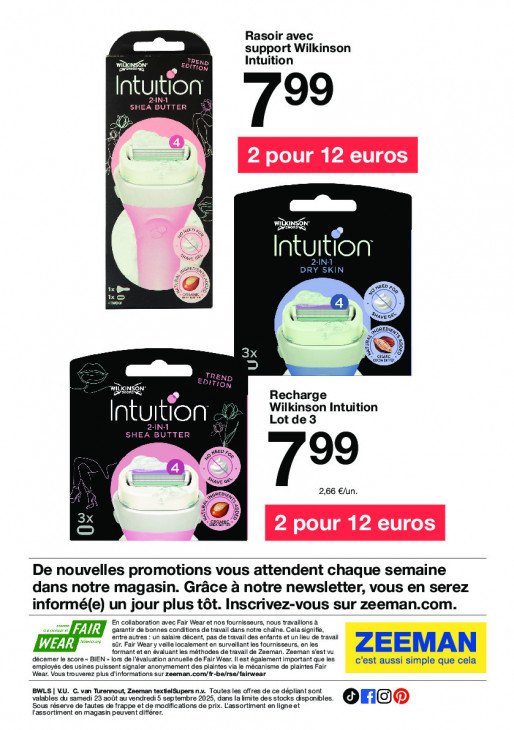 Zeeman Dépliant 23.08.2025
