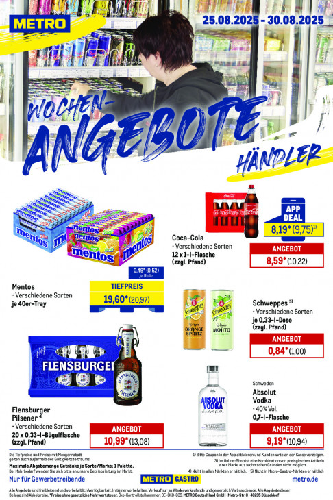 Metro Angebote ab 25.08.25 bis 30.08.25