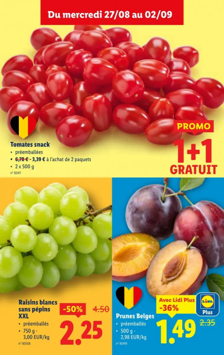 Lidl Dépliant 27.08.2025