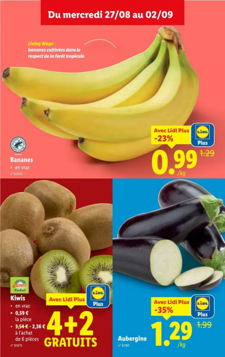 Lidl Dépliant 27.08.2025