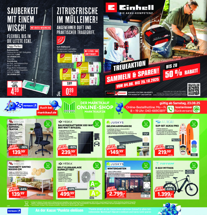 Marktkauf Angebote ab 25.08.25 bis 30.08.25