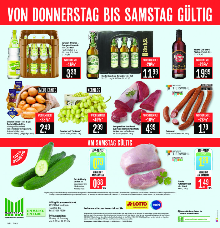 Marktkauf Angebote ab 25.08.25 bis 30.08.25