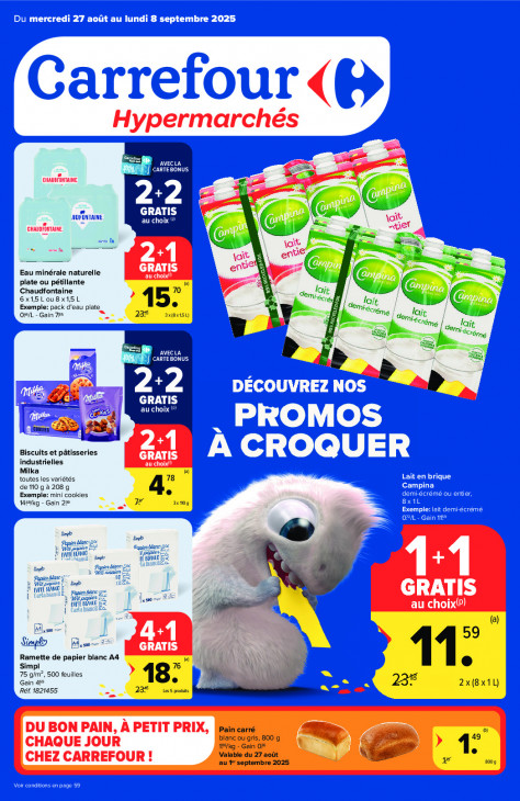 Carrefour Dépliant 27.08.2025