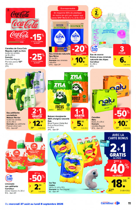 Carrefour Dépliant 27.08.2025