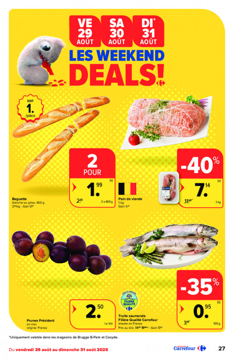 Carrefour Dépliant 27.08.2025
