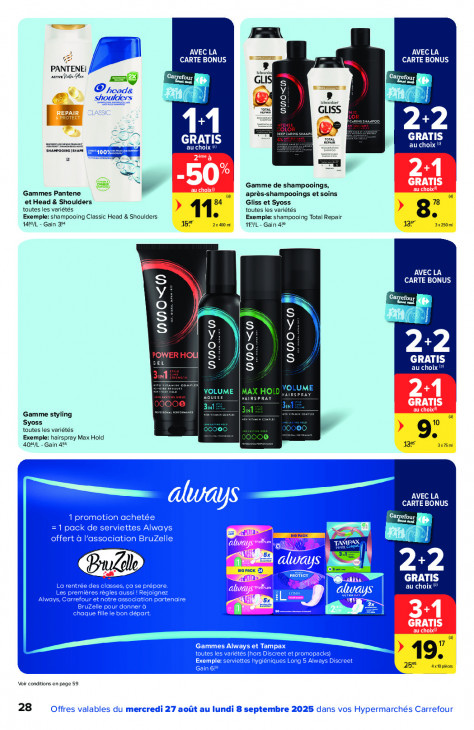 Carrefour Dépliant 27.08.2025