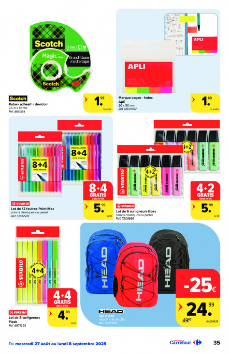Carrefour Dépliant 27.08.2025