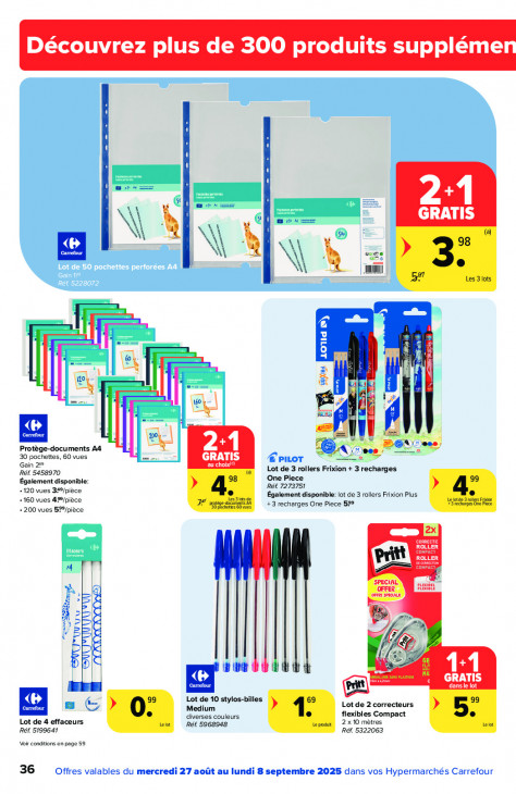 Carrefour Dépliant 27.08.2025