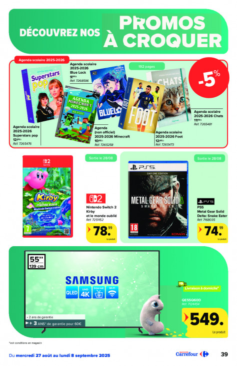 Carrefour Dépliant 27.08.2025