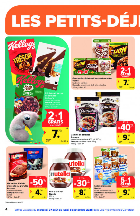 Carrefour Dépliant 27.08.2025