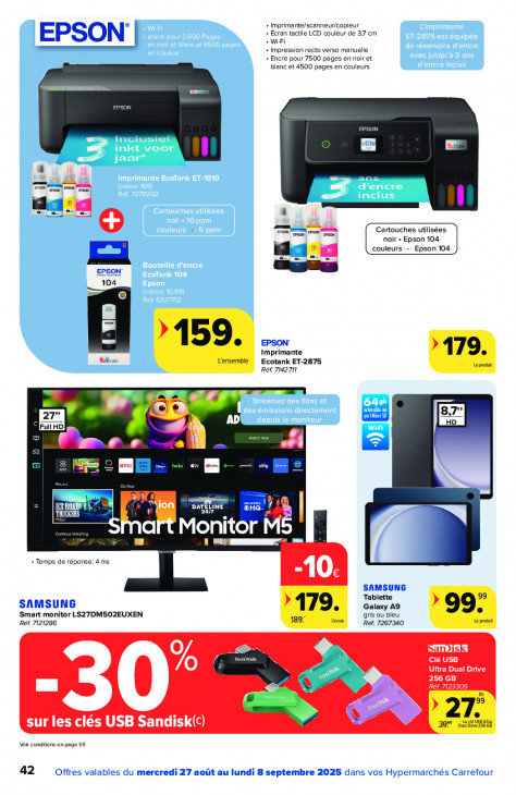 Carrefour Dépliant 27.08.2025